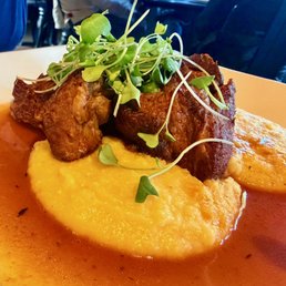 Short rib on grits Short rib on grits