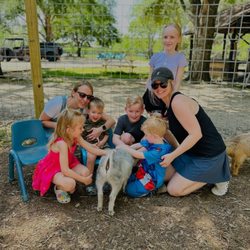 Turquoise Acres Ranch - Mother son cow snuggles at the ranch