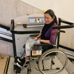 Hertz Rent A Car - Me in a wheel chair to prove I a. Handicapped & none of this is exaggeration