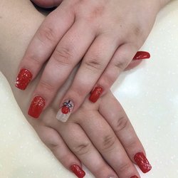 Happy Nails and Spa Fashion Valley - Christmas designs by Eva