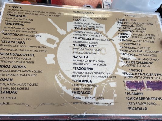 Menu photo 2 Tortilleria Tepito Joshua, TX