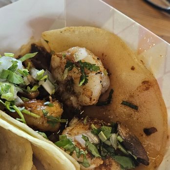 Taco Street - Shrimp and mushrooms taco - Tacos Near Me - Tacoma, Washington Taco Street - Shrimp and mushrooms taco - Tacos Near Me - Tacoma, Washington