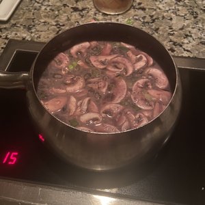 Photo of The Melting Pot - San Diego - San Diego, CA, United States. Coq au Vin* broth was delicious with my Steak Lovers and even with my husbands Land and Sea*