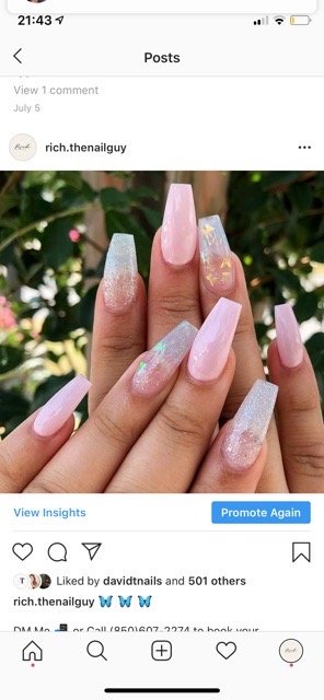 Rich The Nail Guy Logo