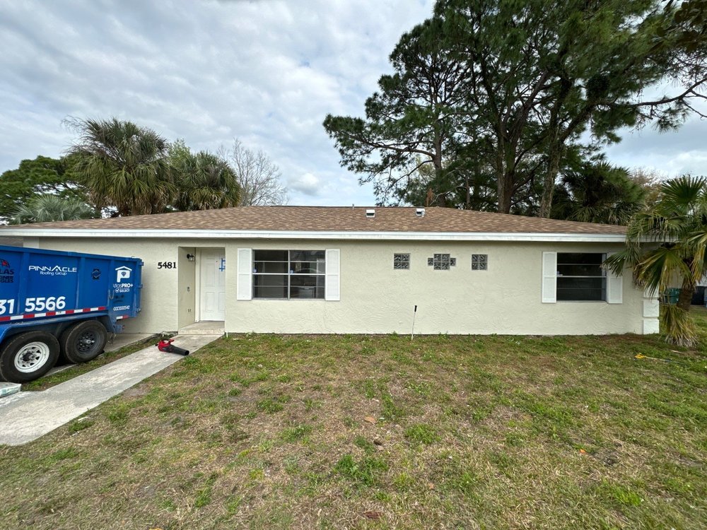 Slide of Pinnacle Roofing Group