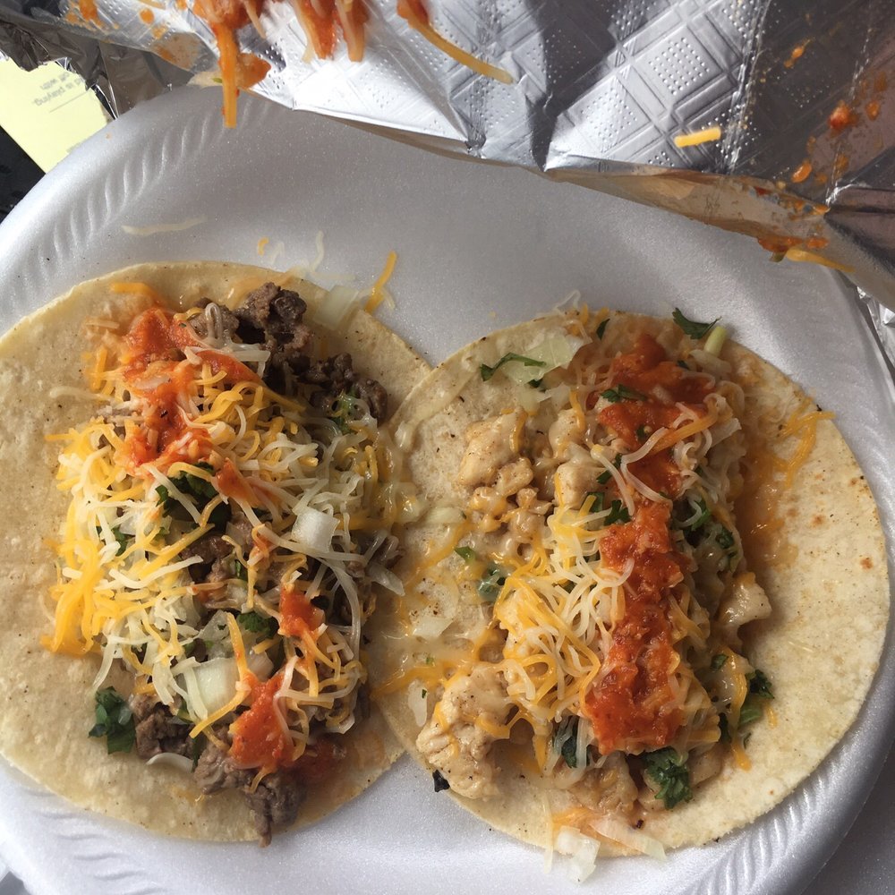 Tacos The Guero - Tacos, one chicken one beef. Lacking the authentic Mexican flavor I was hoping for. - Food Stands Near Me - Ruston, Louisiana Tacos The Guero - Tacos, one chicken one beef. Lacking the authentic Mexican flavor I was hoping for. - Food Stands Near Me - Ruston, Louisiana