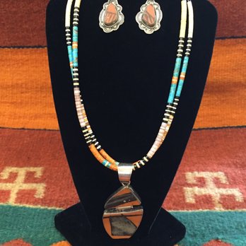 Wyoming Home - Pottery Pendant with Zuni Heishi bead necklace - Furniture Stores Near Me - Cheyenne, Wyoming Wyoming Home - Pottery Pendant with Zuni Heishi bead necklace - Furniture Stores Near Me - Cheyenne, Wyoming