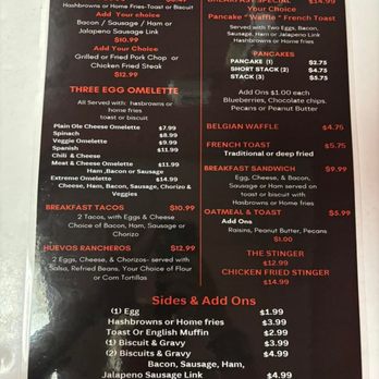 CJ’s Cafe - Menu - Breakfast & Brunch Near Me - Springtown, Texas