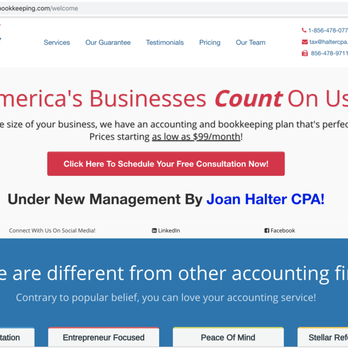 Joan W Halter CPA - In our experience, this has been a scam. We never got the services we paid for. - Tax Services Near Me - Mullica Hill, New Jersey Joan W Halter CPA - In our experience, this has been a scam. We never got the services we paid for. - Tax Services Near Me - Mullica Hill, New Jersey