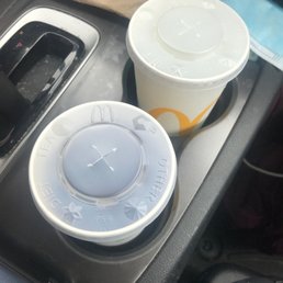 Medium coke and water!