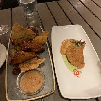 Basalt - Adobo chicken wings with fried chicken skin - this dish is so delicious and it reminds us of Taiwan! - New American Near Me - Honolulu, Hawaii Basalt - Adobo chicken wings with fried chicken skin - this dish is so delicious and it reminds us of Taiwan! - New American Near Me - Honolulu, Hawaii
