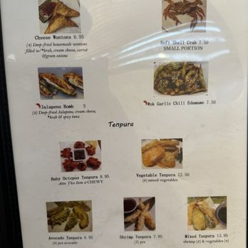 Sushi Fish Attack - Appetizers menu 6/15/24 - Sushi Bars Near Me - San Diego, California