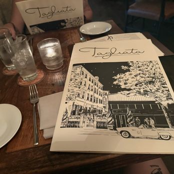 Tagliata - HUGE menus - why are they so big? - Italian Near Me - Baltimore, Maryland