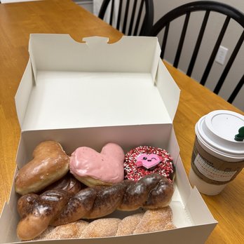 Starbucks - a box of doughnuts and a cup of coffee - Coffee & Tea Near Me - Keller, Texas Starbucks - a box of doughnuts and a cup of coffee - Coffee & Tea Near Me - Keller, Texas