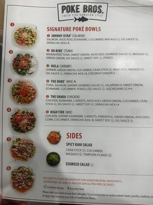 Menu photo 6 Poke Bros Avon, CT Menu photo 6 Poke Bros Avon, CT