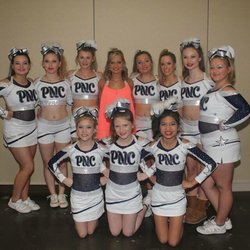Philadelphia-Neshoba Cheer - Dance - Gymnastics - 2017 PNC Senior Squad with Coach Angel in Birmingham, AL at Bama Bash! Great FUN!!!