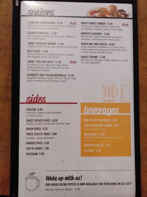 Menu photo 2 Home Restaurant Hope, BC