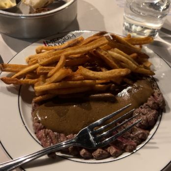 Medium Rare - Steak was delicious with and without the sauce. Fries, bread and salad were just as great. - Venues & Event Spaces Near Me - Philadelphia, Pennsylvania