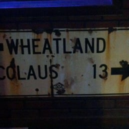 A sign
