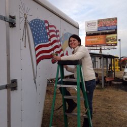 Pyroshack Fireworks - Re painting The Flag!