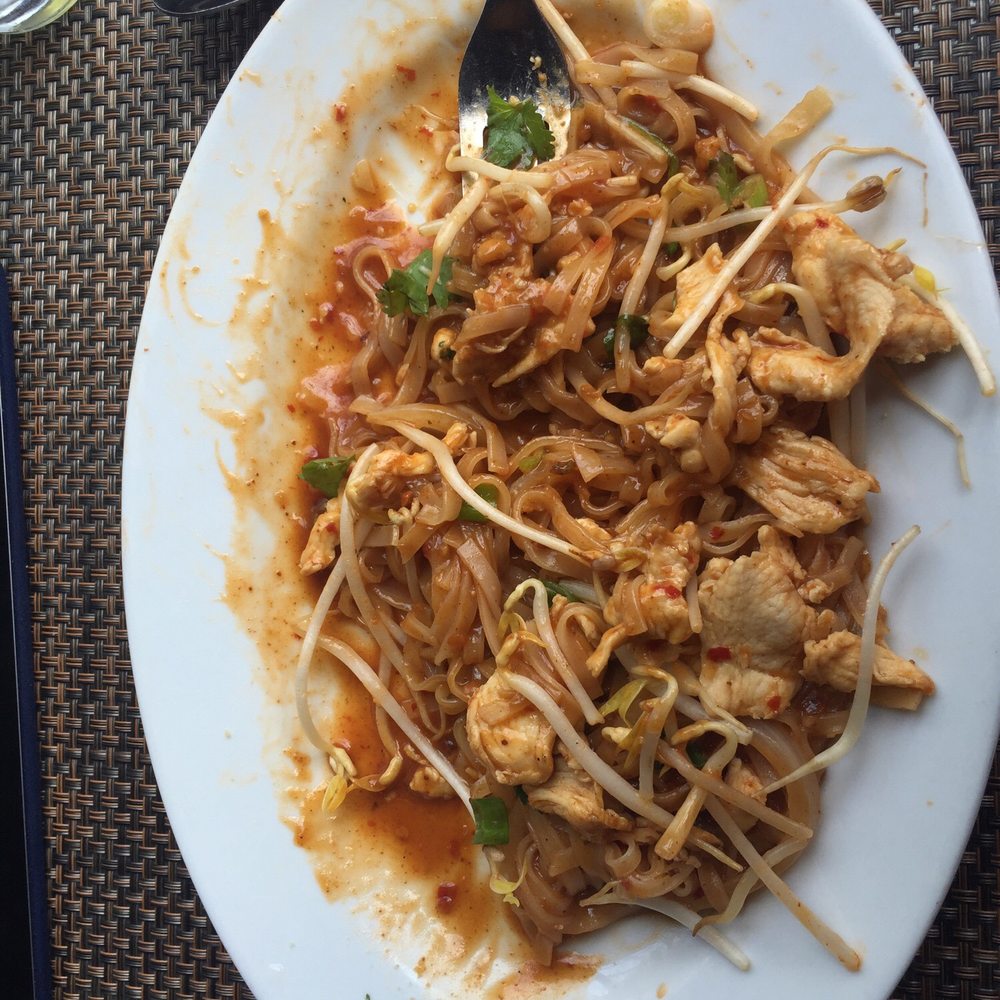Sukhothai - Pad Thai way too saucy with what tasted like BBQ sauce - Thai Near Me - Lancaster, Pennsylvania Sukhothai - Pad Thai way too saucy with what tasted like BBQ sauce - Thai Near Me - Lancaster, Pennsylvania