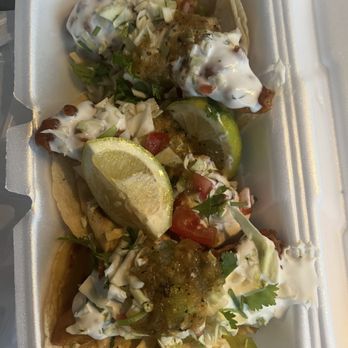 Macho Cafe - Excellent Fish Tacos! Ate one at the restaurant. Finished the rest later, the Batter stayed crispy even after the ride home. - Mexican Near Me - San Gabriel, California