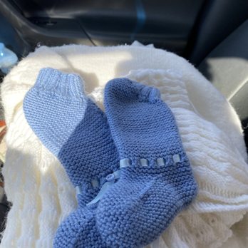 Vaughn Cleaners - Baby handmade booties. - Dry Cleaning Near Me - Smithfield, Rhode Island Vaughn Cleaners - Baby handmade booties. - Dry Cleaning Near Me - Smithfield, Rhode Island