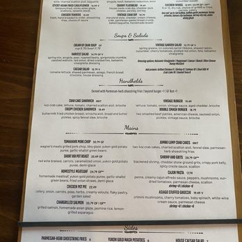 Vintage - Menu - American Near Me - New Market, Maryland