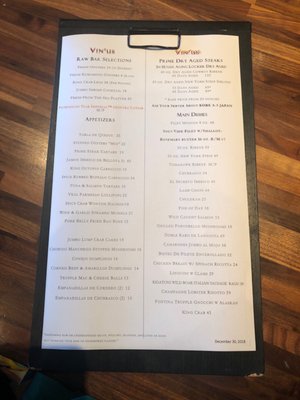 Menu photo 5 Vin'us San Juan, PR