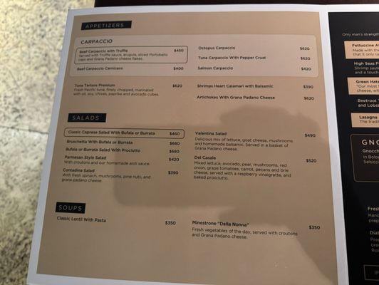 Menu photo 7 Cenacolo Cancún, ROO Menu photo 7 Cenacolo Cancún, ROO