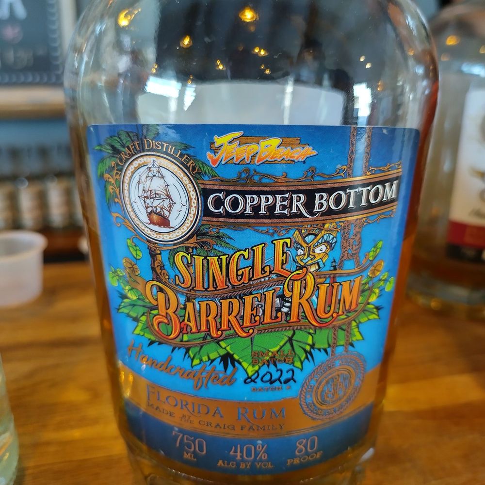 Copper Bottom Craft Distillery - Yum - Distilleries Near Me - Holly Hill, Florida