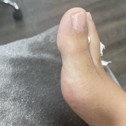 Not a clean scrub or clean up- Pedi