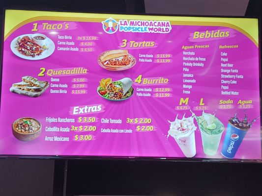 Menu photo 2 La Michoacana Popsicle World Blaine, MN