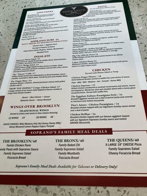 Menu photo 2 Soprano's Wellington Wellington, FL Menu photo 2 Soprano's Wellington Wellington, FL