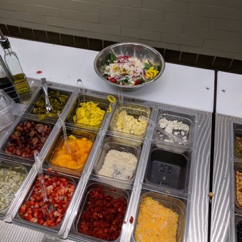 Salata - Salad build in progress. - Salad Near Me - Atlanta, Georgia