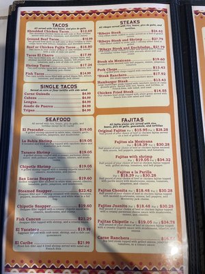 Menu photo 1 La Antigua Port Lavaca, TX Menu photo 1 La Antigua Port Lavaca, TX