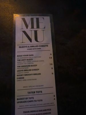 Menu photo 2 Groovers Listening Bar Charlotte, NC
