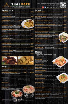Menu photo 7 Thai Cafe Twentynine Palms, CA