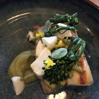 Rooster & Owl - Cobia with broccoli mole - New American Near Me - Washington, DC, District of Columbia