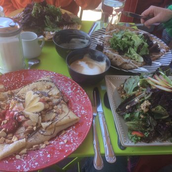 Renata's Creperie - Sweet Sappho and small Winter Salad - Creperies Near Me - Arcata, California Renata's Creperie - Sweet Sappho and small Winter Salad - Creperies Near Me - Arcata, California