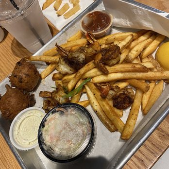 The White Alligator - Blackened Shrimp Platter - Seafood Near Me - Franklin, Tennessee