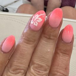 Hawaii nails! Chloe does the best ombré colors and hand-painted designs! Hawaii nails! Chloe does the best ombré colors and hand-painted designs!