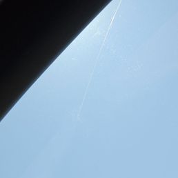 T&T says this line will cure/disappear in a 3 days. It looks like a scratch to me. We'll see in a week.