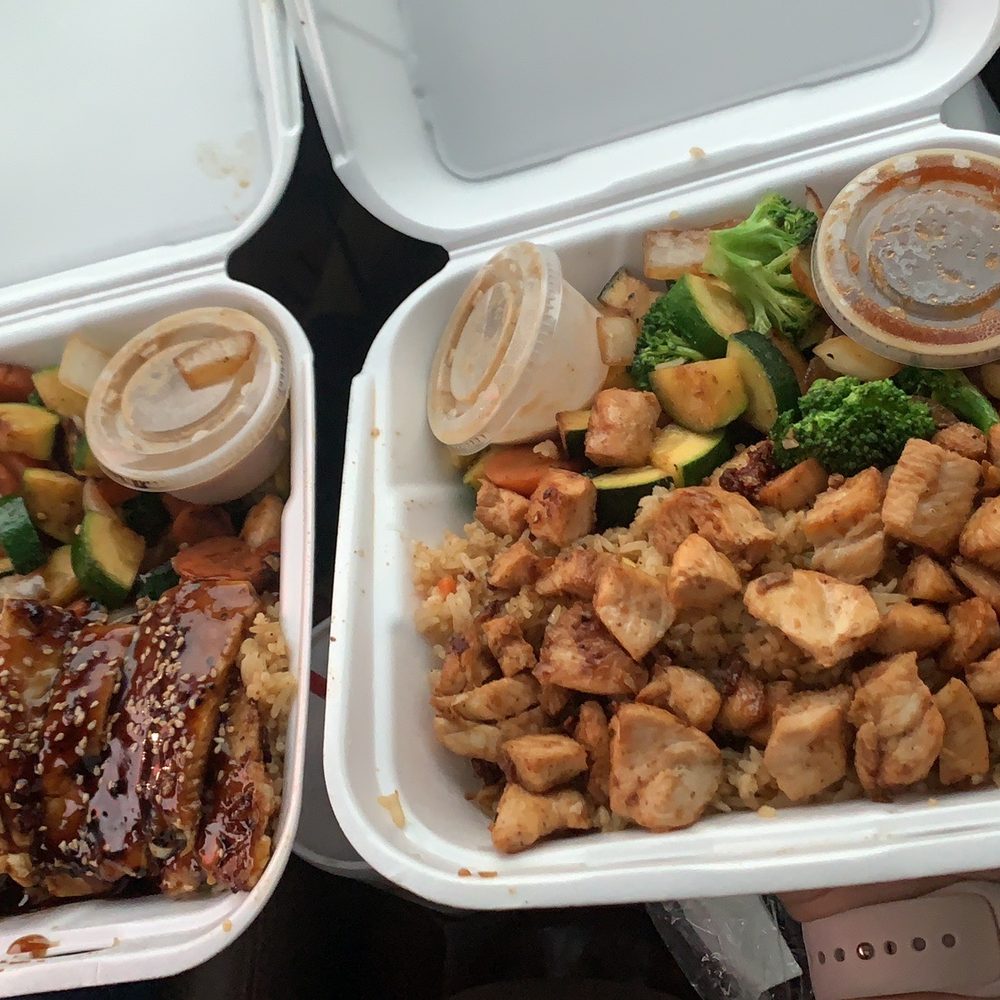 Hibachi Kingdom - Teriyaki chicken (fried rice, sautéed vegetables) Chicken (fried rice, sautéed vegetables) - Japanese Near Me Hibachi Kingdom - Teriyaki chicken (fried rice, sautéed vegetables) Chicken (fried rice, sautéed vegetables) - Japanese Near Me