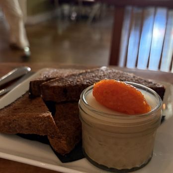 1921 Mount Dora - Chicken liver pate and bread - Cocktail Bars Near Me - Mount Dora, Florida