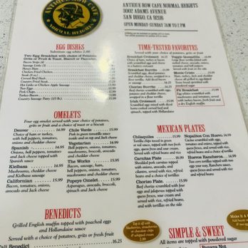 Antique Row Cafe - Menu - American Near Me - San Diego, California Antique Row Cafe - Menu - American Near Me - San Diego, California