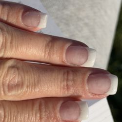 Fibers and bubbles, uneven white lines, thick.
