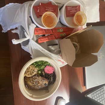 Kaedama - Ramen, crab salad and pork potstickers. - Ramen Near Me - El Paso, Texas