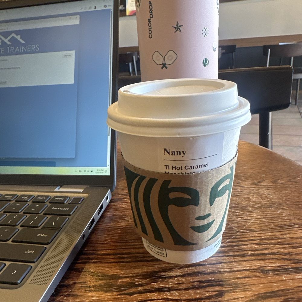 Starbucks - Caramel machhitao (HOT) -Tall - Coffee & Tea Near Me - San Diego, California