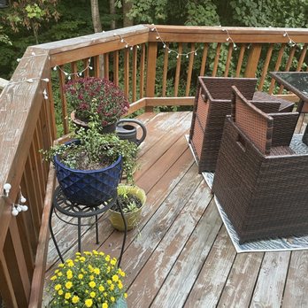 Acclaim Home Services - Deck before. - General Contractors Near Me